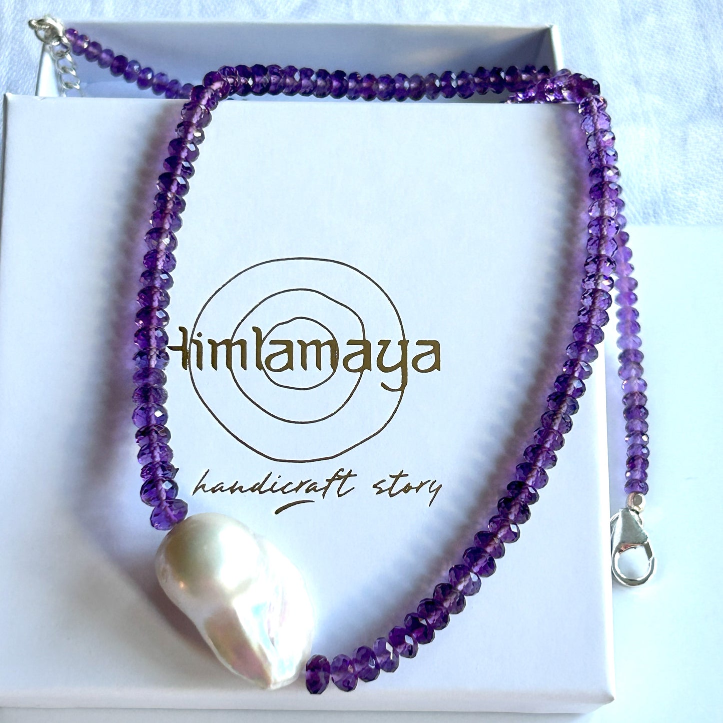 Ädelsten Baroque Pearl Amethyst
