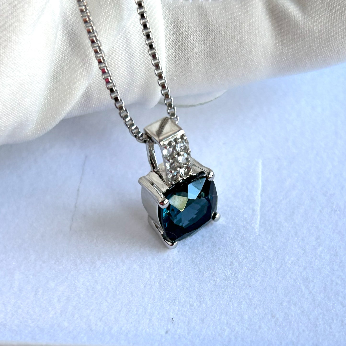 Ädelsten London blue Topaz White Topaz