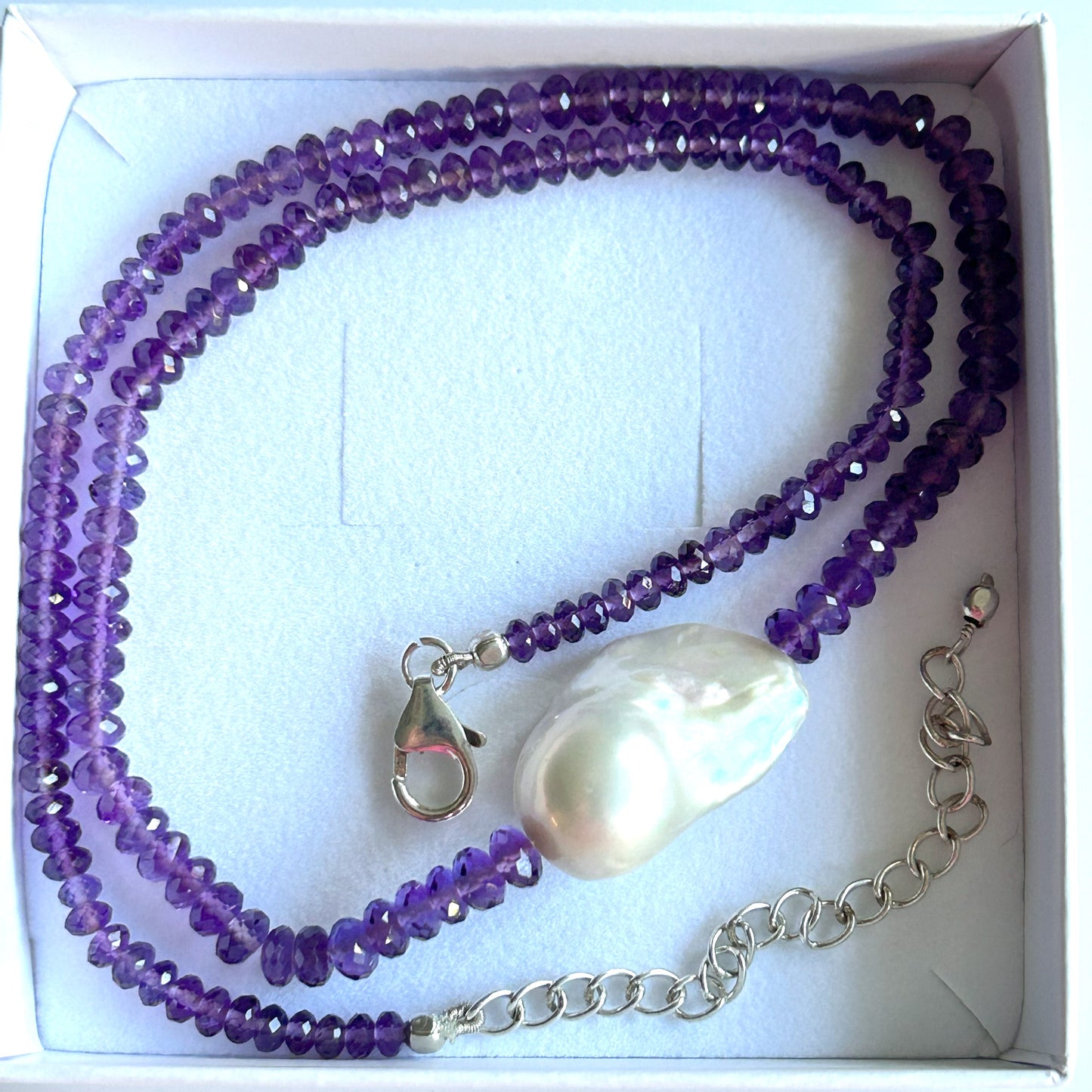 Ädelsten Baroque Pearl Amethyst