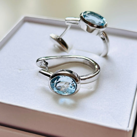Ädelsten Blue Topaz
