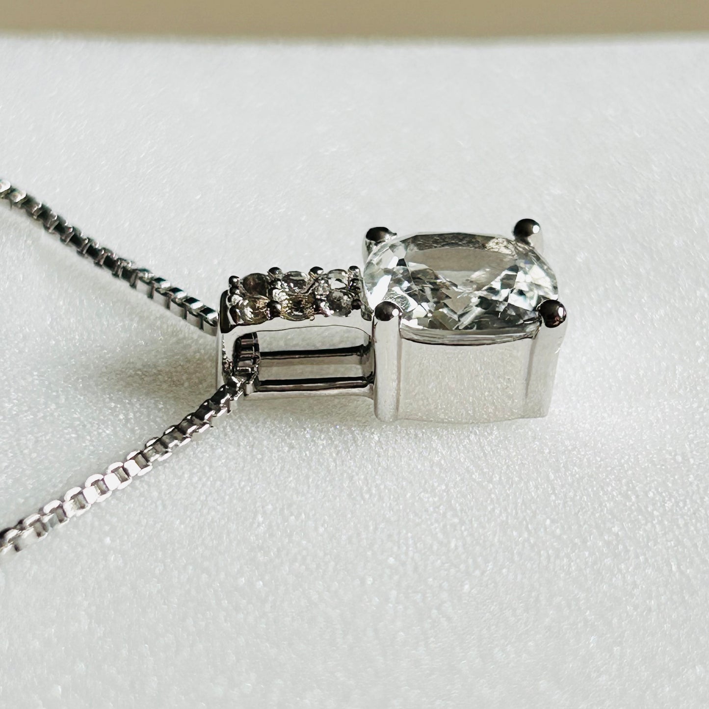 Ädelsten White Aquamarine White Topaz