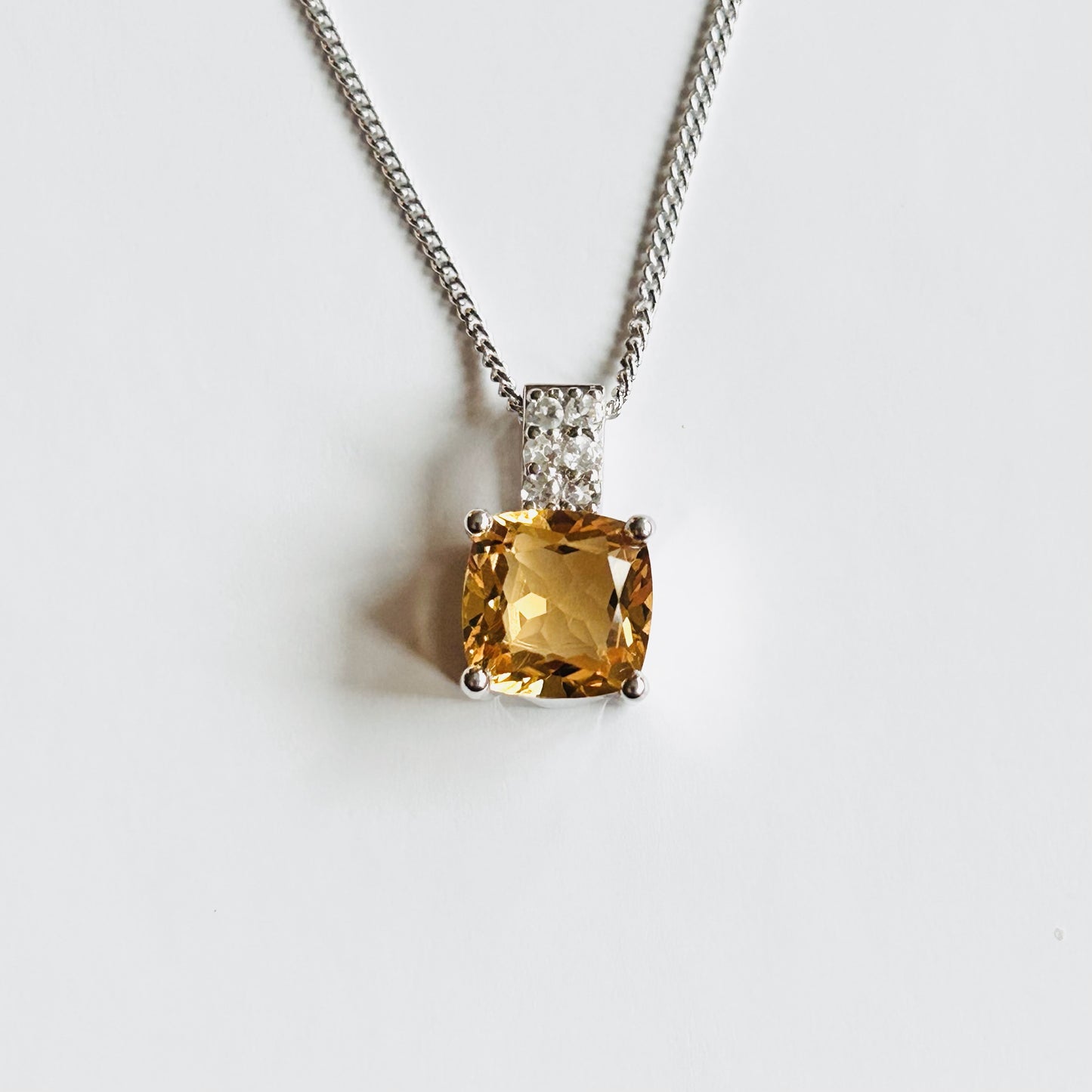 Ädelsten Citrine and White Topaz