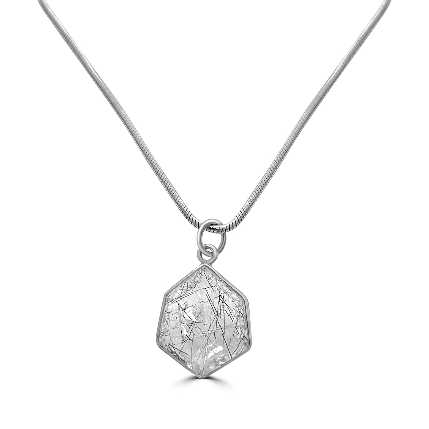 Ädelsten Rutile Quartz