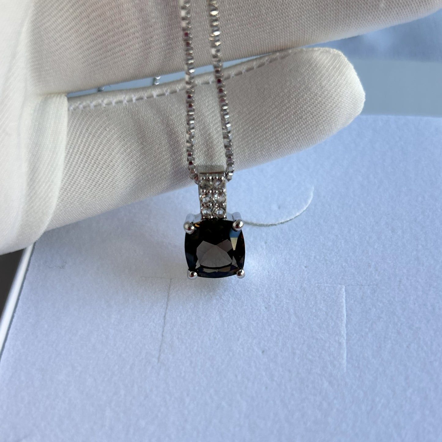 Ädelsten Smoky Quartz and White Topaz
