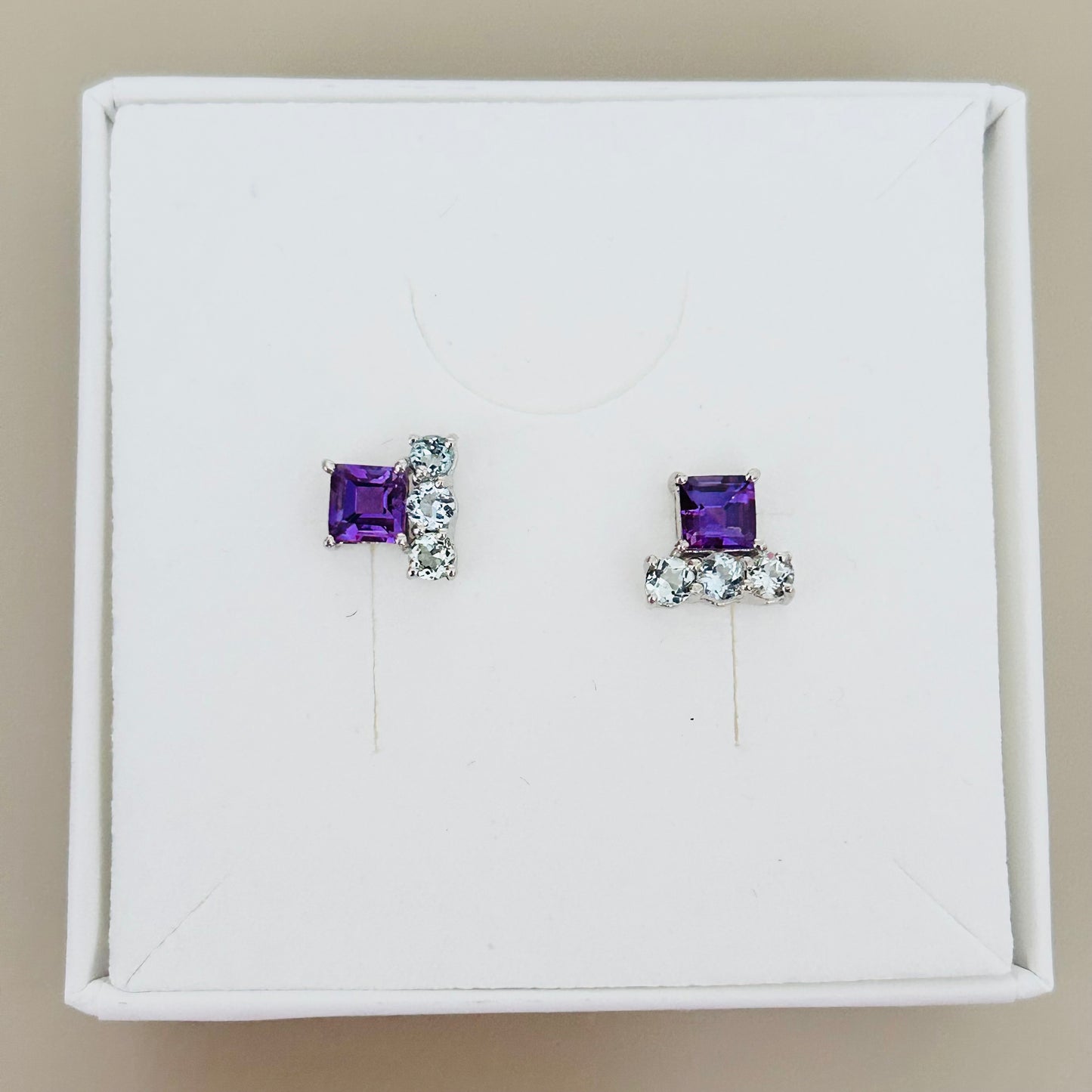 Ädelsten Amethyst Aquamarine