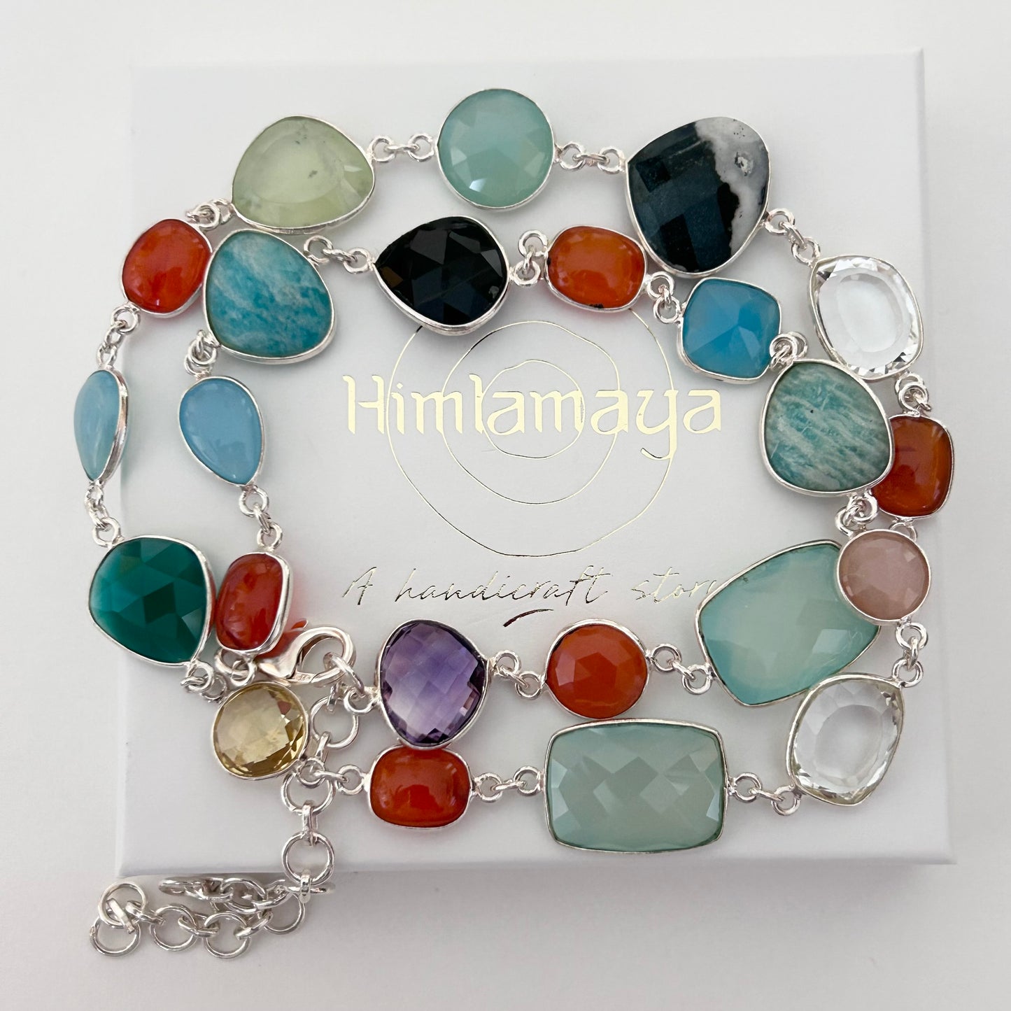 Ädelsten Happy Holi Multi Gemstone Necklace