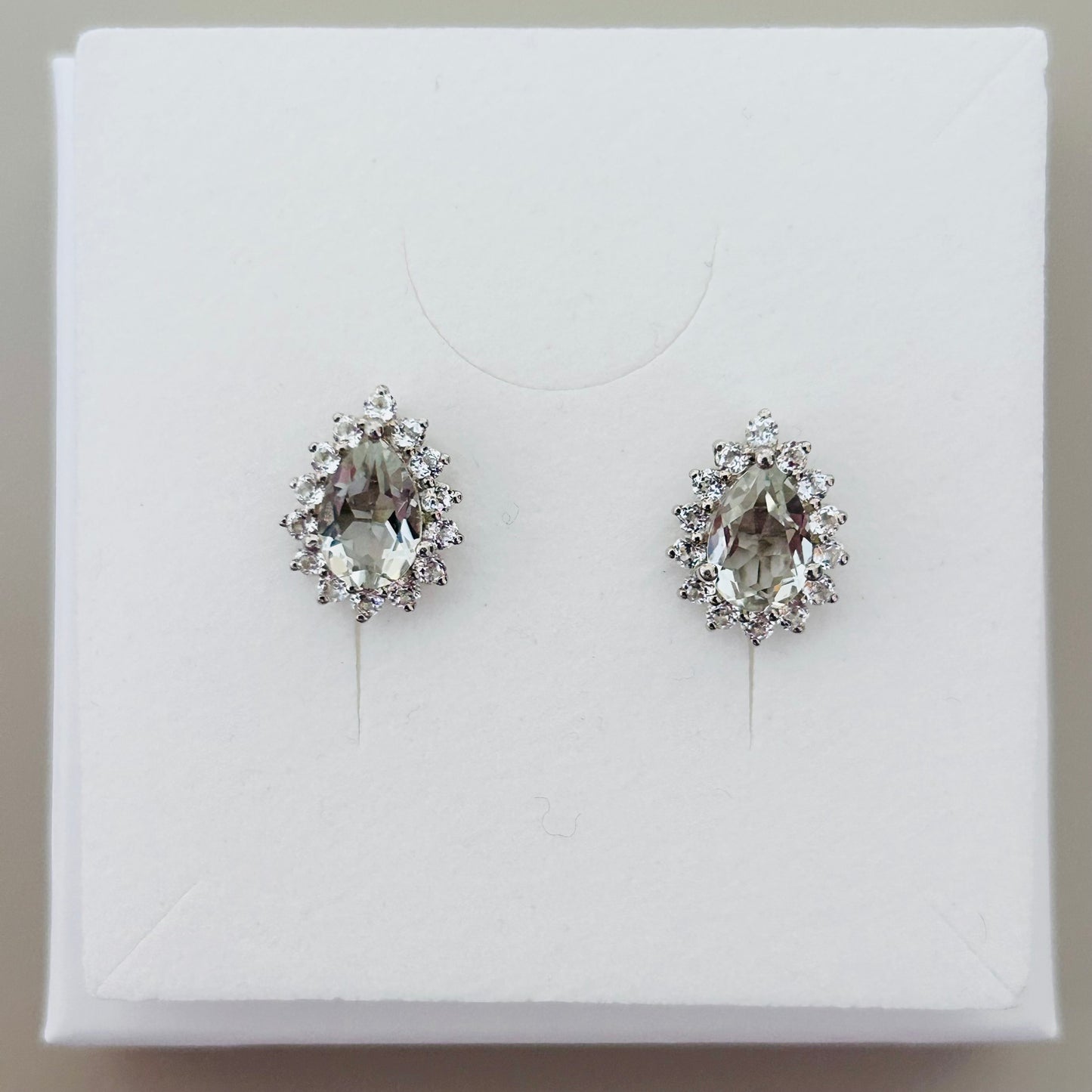 Ädelsten Green Amethyst and White Topaz