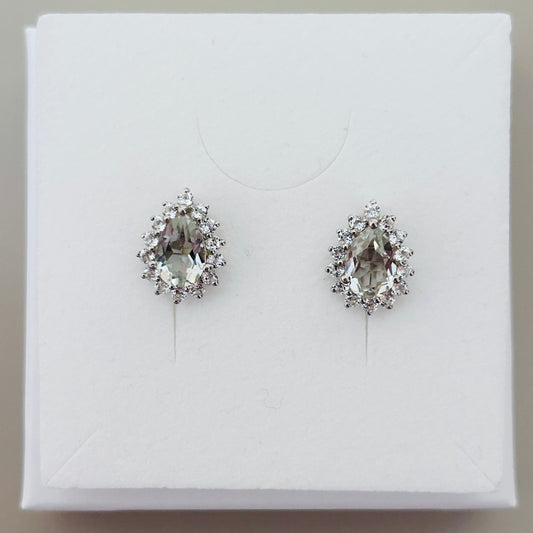 Ädelsten Green Amethyst and White Topaz