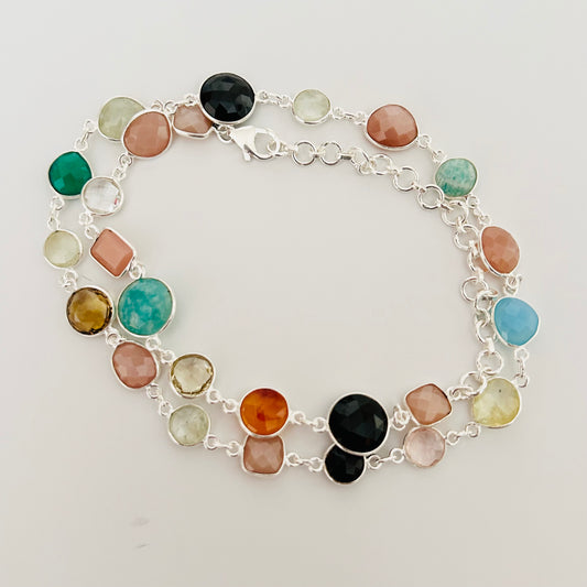 Ädelsten Happy Holi Multi Gemstone Necklace