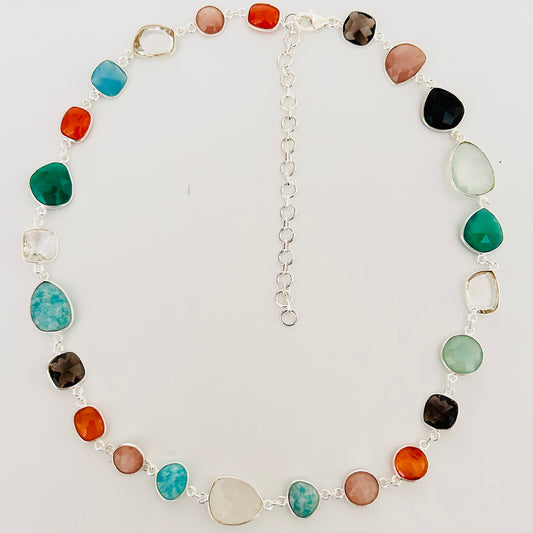 Ädelsten Happy Holi Multi Gemstone Necklace