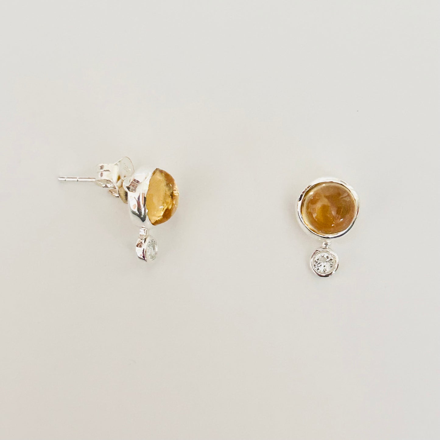 Ädelsten Citrine White Topaz