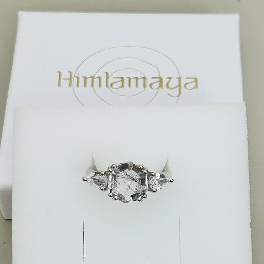 Ädelsten Rutile Quartz and Crystal