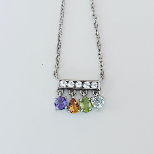 Ädelsten Topaz Amethyst Citrine Peridot Aquamarine