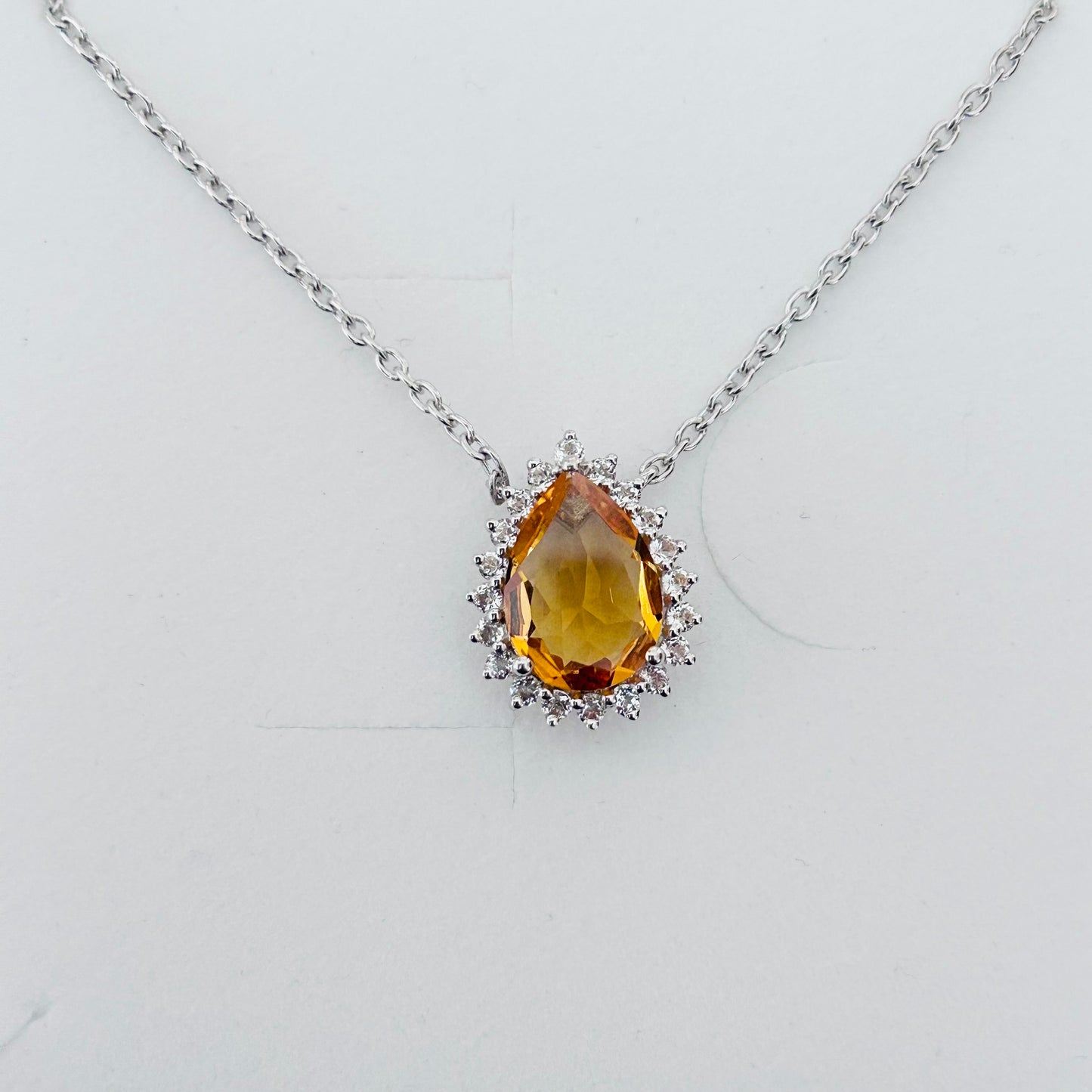 Ädelsten Citrine and White Topaz